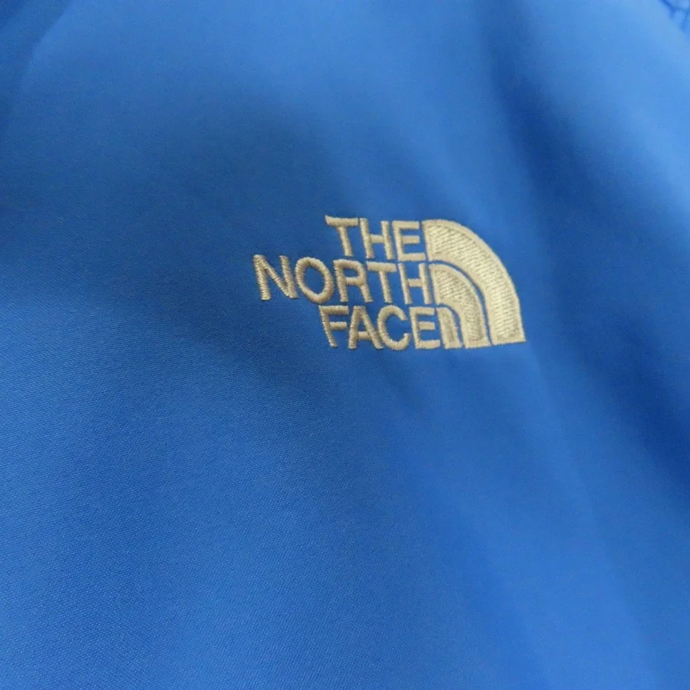 The‎ North Face Windstopper Softshell Jacket Blue Full Zip Fleece Lined Large